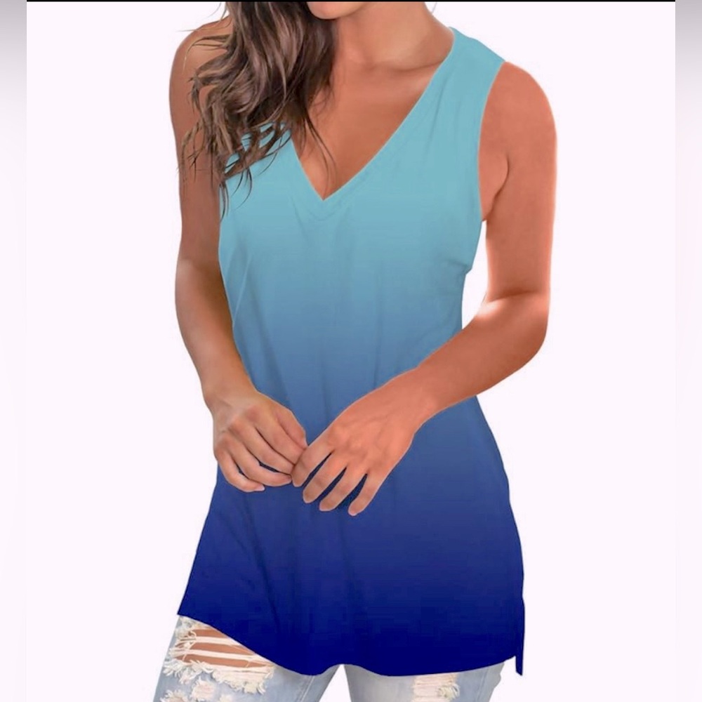 Blue Tank Top